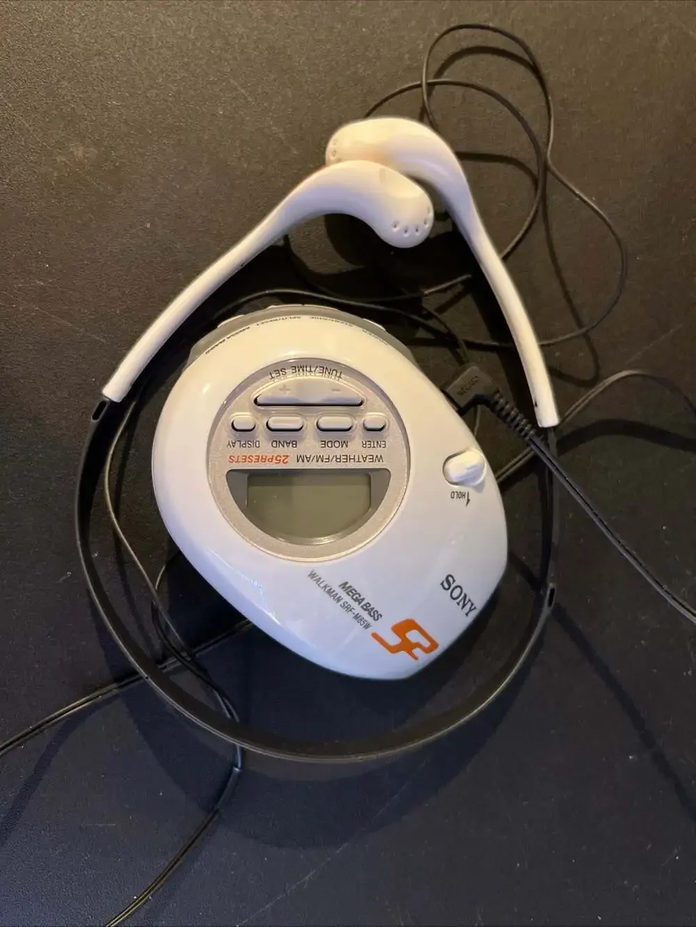 Sony S2 Sports Walkman SRF-M85W AM/FM/Weather Radio with MDR-W014 Headphones